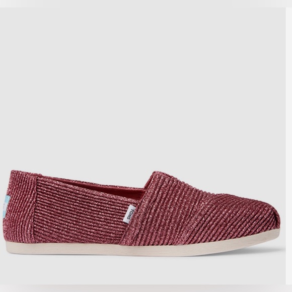 New TOMS Glimmer Cord Alpargatas Loafers Size 7 - Picture 4 of 6